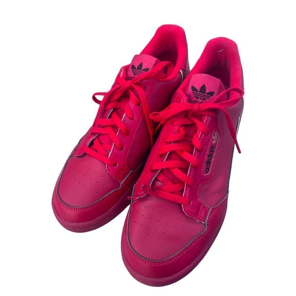 Like New Adidas Low Top Continental 80 "Scarlet" Retro Sneakers Shoes size 7